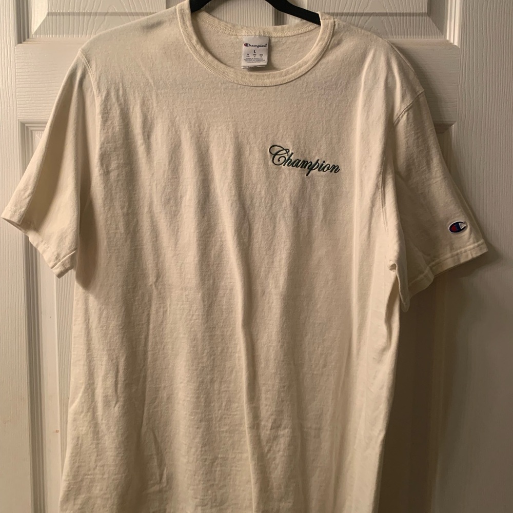 Champion Off-White Men's Short Sleeve Tee